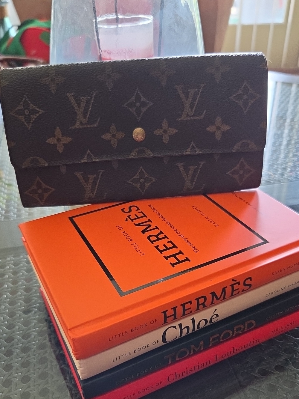 Louis Vuitton Monogram Canvas Continental Wallet - Brown and Gold